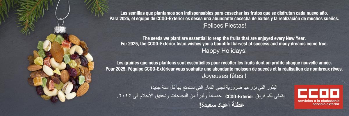 Felices Fiestas y un feliz y combativo 2025!