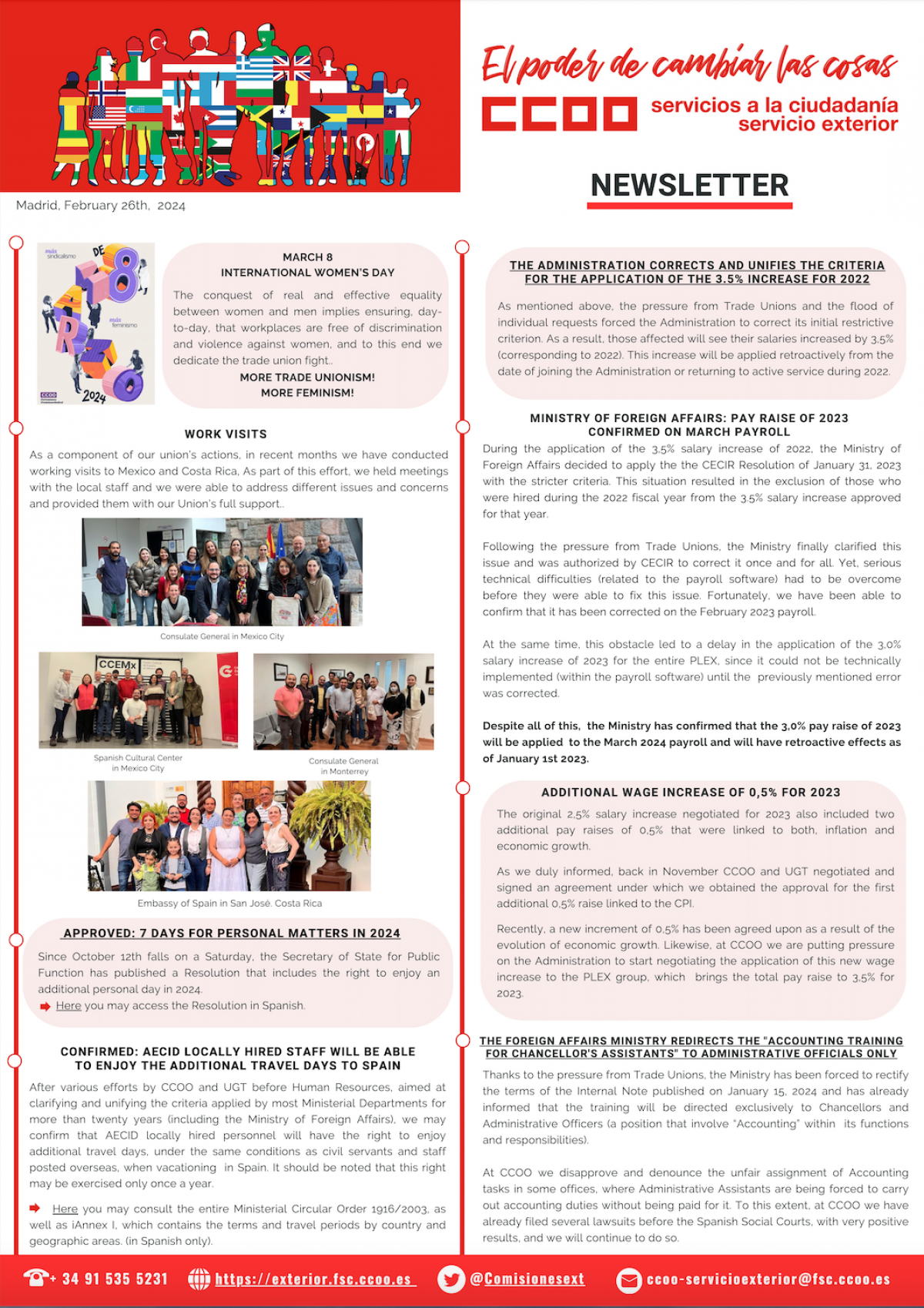 Newsletter CCOO-Exterior - February2024